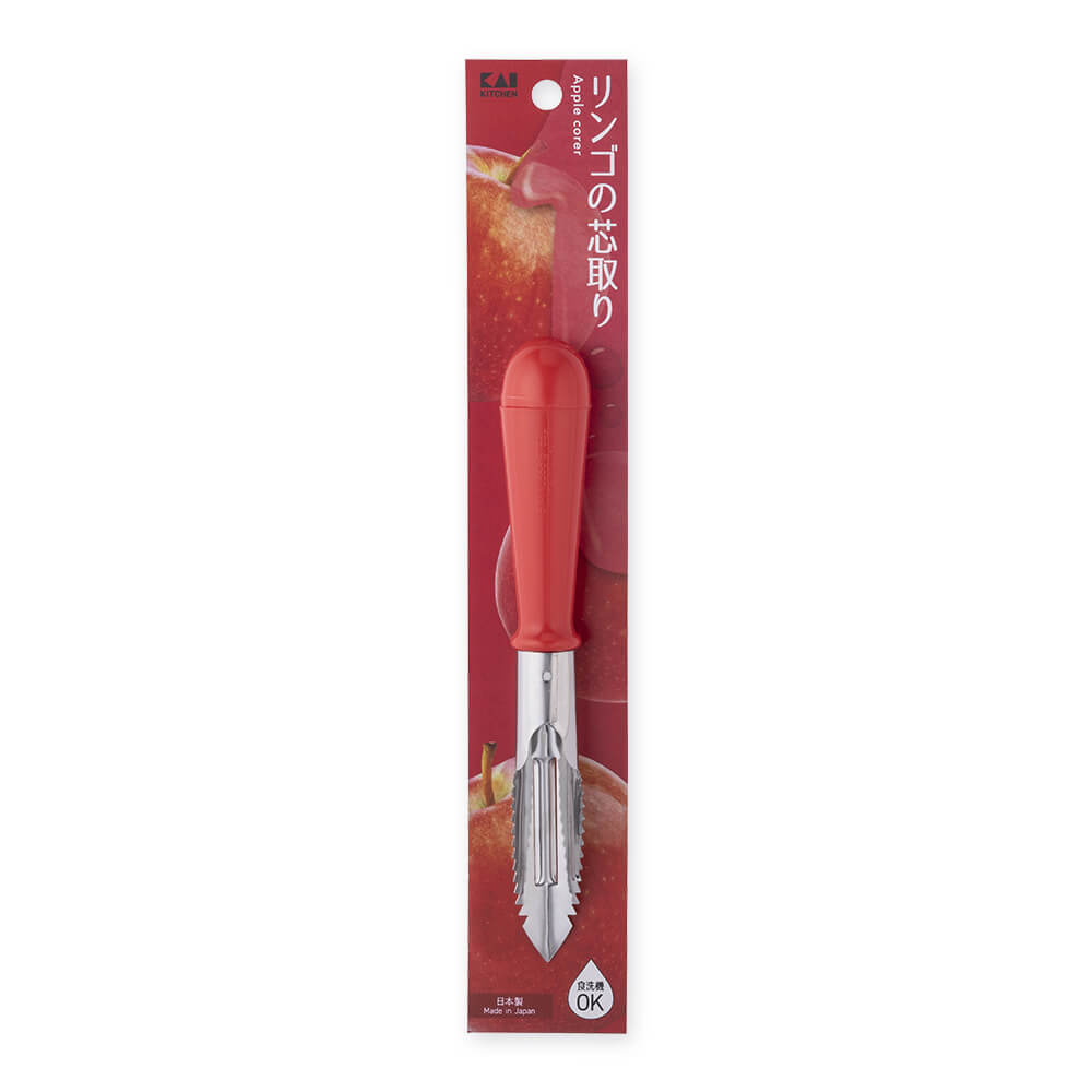 KAI Apple Corer, Apple Corer 175 x 25 x 25 mm, 27 g, Made in Japan, 17.5 x 2.5 x 2.5 cm and 27 g, Standard