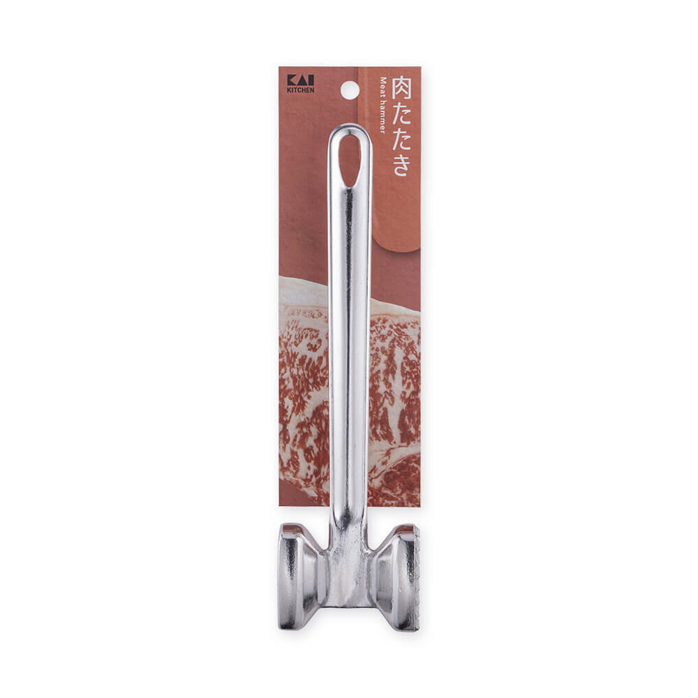 KAI Meat Tenderizer, Meat Tenderizer 228 x 60 x 48 mm, 205 g, Made in Taiwan, 22.8 x 6 x 4.8 cm and 205 g, Standard