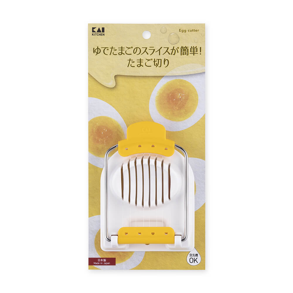 KAI Egg Slicer, Egg Slicer 125 x 92 x 42 mm, 79 g, Made in Japan, 12.5 x 9.2 x 4.2 cm and 79 g, Standard