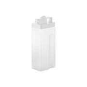 Yamazaki Tower Cold Pitcher 2.2 L that Lies Down and Pours with a Tap, Slim 2.2 L Cold Pitcher that Lies Flat on a Fridge Shelf and Pours Through a Locking Tap, 12.5 x 8.5 x 31.1 cm and 340 g, White or Black