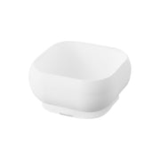 Yamazaki Tower Suction Silicone Baby Food Bowl, 350 mL Silicone Bowl With a Suction Base That Grips a Flat Table, Rim Lip Helps a Spoon Scoop and Stops Spills, Heat Safe to 250 C, Freezer Safe, 11 x 11 x 5.8 cm and 130 g, White or Black