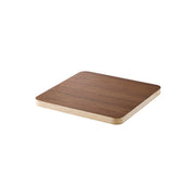Yamazaki Rin Low Square Wooden Dolly, Thin Square Wooden Dolly on Casters that Holds 30 kg for Plants and Appliances, 30 x 30 x 3.1 cm and 1100 g, Brown or Natural