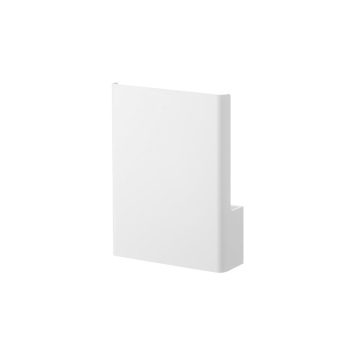 Yamazaki Tower Wall-Mounted Router Hiding Cover Box S, Wall Box That Hides a Router and Its Cables for a Tidy Room, Removable Cover Lets You Restart the Router Easily, Holds 2 kg, 21.6 x 6.8 x 31 cm and 415 g, White or Black