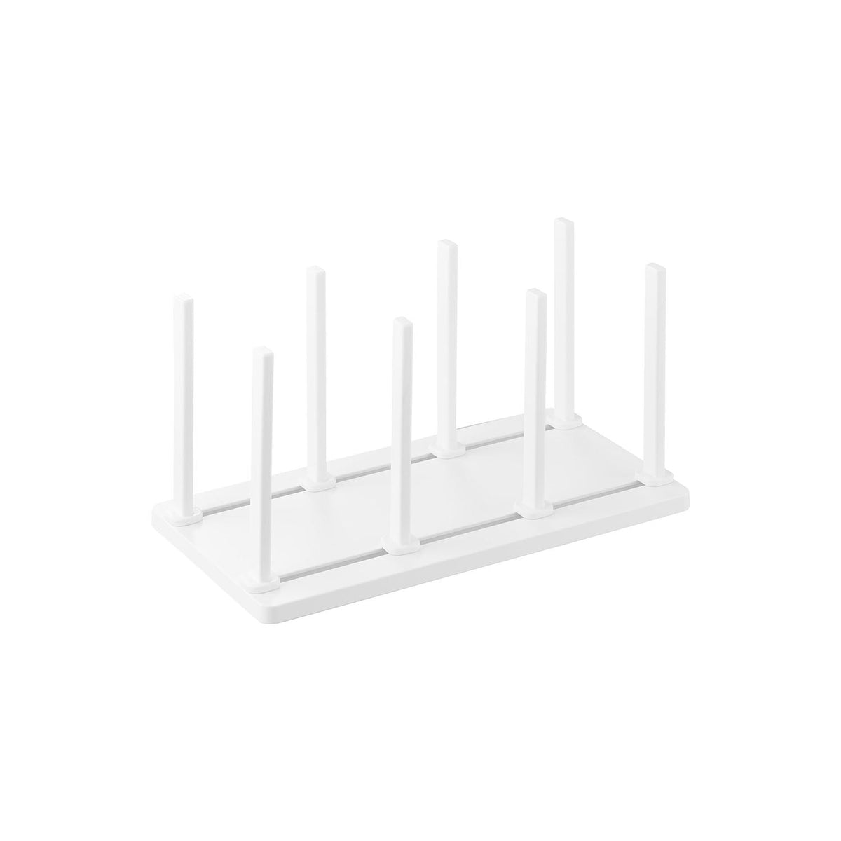 Yamazaki Tower Freezer Divider Stand W27, Freezer Stand with Eight Movable Divider Bars that Stands Frozen Packs Upright So They Do Not Pile, 27 cm Wide, Freezer Safe, 27 x 14 x 13.9 cm and 225 g, White or Black