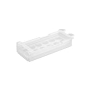 Yamazaki Tower Height-Adjustable Under-Shelf Egg Rack for Fridges, Small, Slim Egg Rack that Suctions Under a Fridge Shelf and Adjusts Through Seven Heights, 14.5 x 34.4 x 6.5 cm and 530 g, White or Black