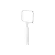 Yamazaki Tower Magnetic Bath and Washer Lint Net Holder with Handle, Handled Holder for a Store-Bought Drain Net that Scoops Hair and Scum from a Bath or Washer Tub, Sticks to a Steel Wall, 15 x 2 x 37.5 cm and 130 g, White or Black