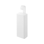 Yamazaki Tower Hook-On Refill Pouch Dispenser Holder S, Hook-On Holder that Hides a Refill Pouch With Its Pump Nozzle Out of the Bottom, Fits Pouches up to W7.7 x D5 x H17.4 cm, Size S, 8.2 x 6.7 x 26.8 cm and 175 g, White or Black