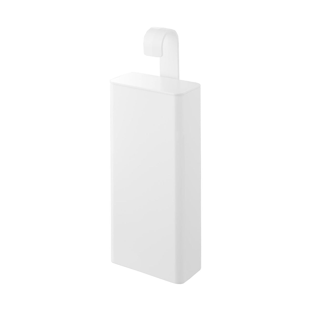 Yamazaki Tower Hook-On Refill Pouch Dispenser Holder L, Hook-On Holder that Hides a Refill Pouch With Its Pump Nozzle Out of the Bottom, Fits Pouches up to W10.5 x D5 x H19.7 cm, Size L, 11 x 6.7 x 31.3 cm and 260 g, White or Black