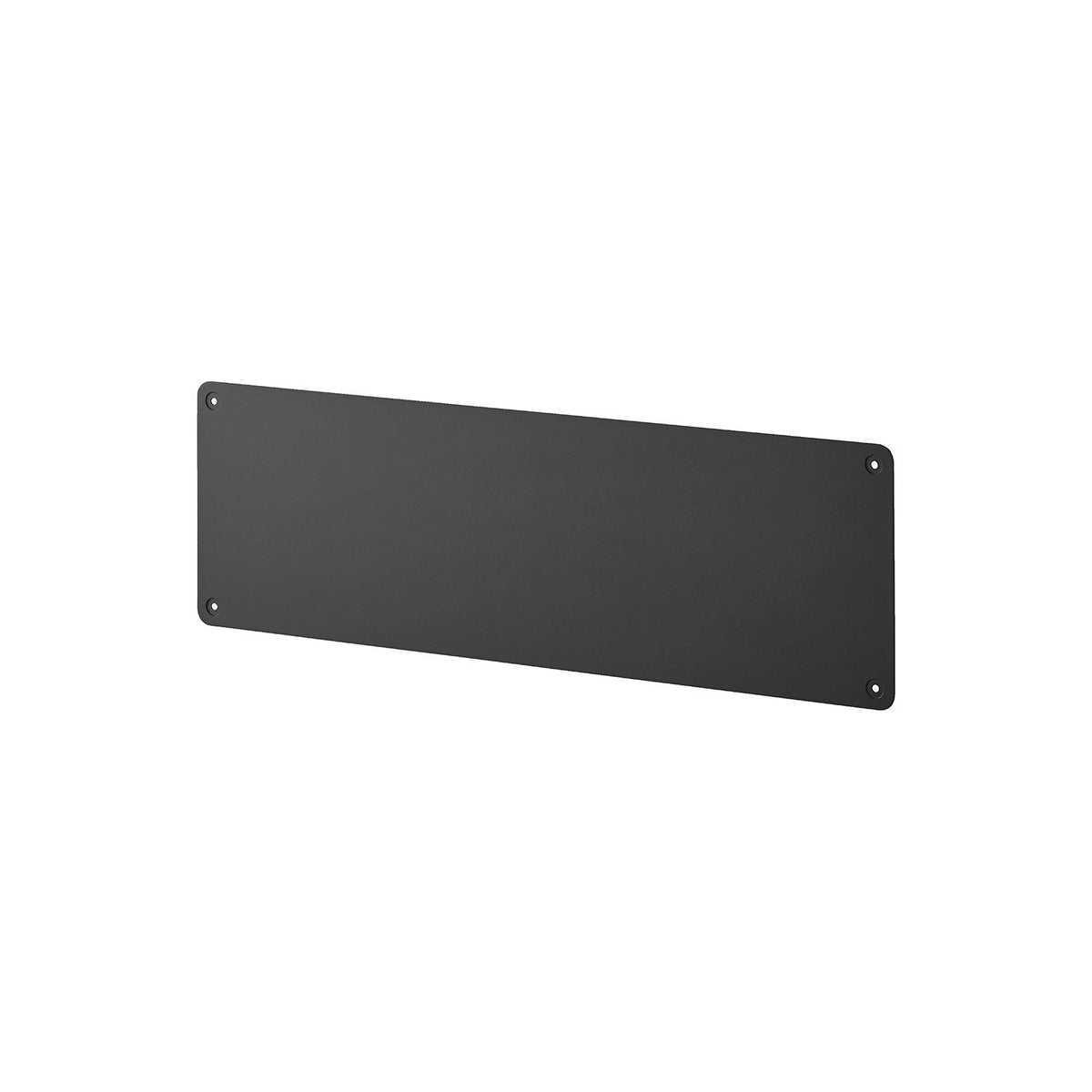 Yamazaki Tower Wall Steel Panel S for Plasterboard Walls, Slim 47 cm Steel Panel Fixed by Plasterboard Pins That Turns a Wall Into a Magnetic Key Spot, Mount Horizontally or Vertically, Holds 500 g, 47 x 0.7 x 15 cm and 710 g, White or Black