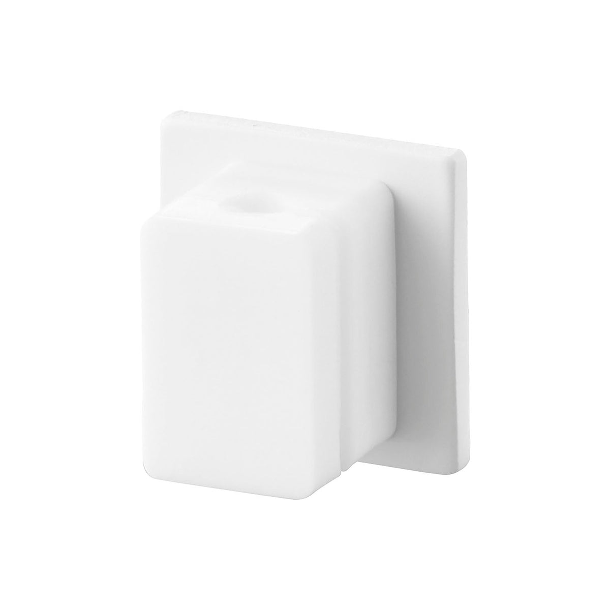 Yamazaki Smart Magnetic Cable Holder Set of 5, Set of five Magnetic Cable Holders that Snap onto Tape-On Steel Bases, 4 mm Inner Diameter, 75 g Each, 2 x 1.4 x 2 cm each and 10 g, White or Black