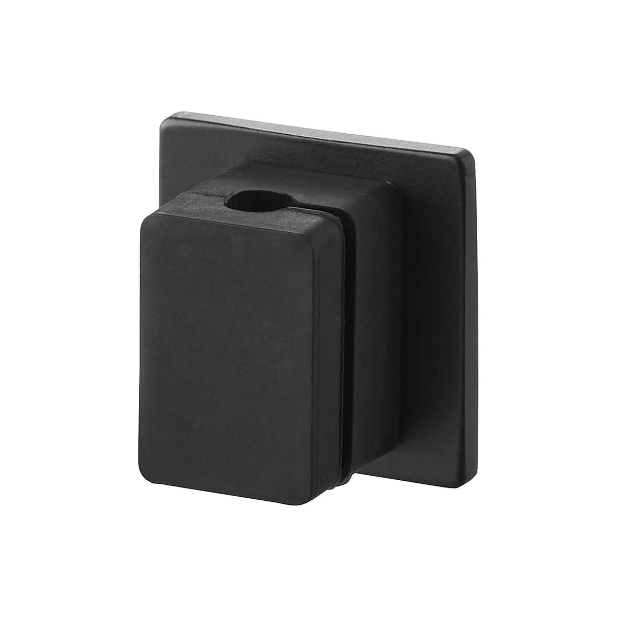 Yamazaki Smart Magnetic Cable Holder Set of 5, Set of five Magnetic Cable Holders that Snap onto Tape-On Steel Bases, 4 mm Inner Diameter, 75 g Each, 2 x 1.4 x 2 cm each and 10 g, White or Black