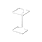 Yamazaki Tower Corner Net Holder, Square, Compact Square Frame for a Sink Corner that Holds a Drain Net You Hook On, Four Cushions Included, Easy to Clean, 9.5 x 9.5 x 15.2 cm and 170 g, White or Black