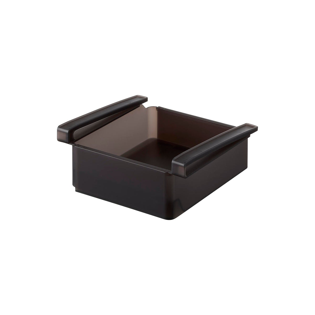 Yamazaki Tower Extendable Fridge Under-Shelf Rack, Rack That Clips Under a Fridge Shelf and Extends Between 18.3 and 26.7 cm Wide to Hold Ham, Cheese and Other Packs, Holds 1 kg, 18.3 to 26.7 x 17.6 x 7.6 cm and 234 g, White or Black