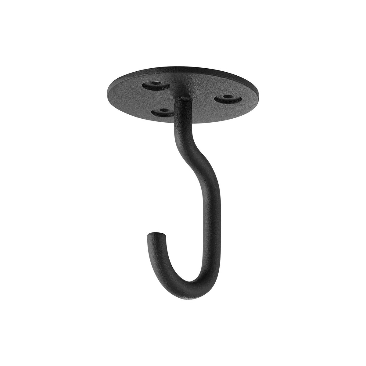 Yamazaki Tower Ceiling Planter Hook for Plasterboard, Ceiling Hook Fixed With Plasterboard Pins That Hangs a Foliage Plant From the Ceiling, Holds 3 kg, 6 x 6 x 8.2 cm and 90 g, White or Black