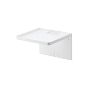 Yamazaki Tower Wall-Mounted Home Router Rack, Small Wall Rack That Floats a Home Router or Mesh Wi-Fi Unit Off the Floor, Cord Slit in the Tray, Plasterboard Pins Included, Holds 1.5 kg, 14.4 x 14.4 x 10.2 cm and 415 g, White or Black