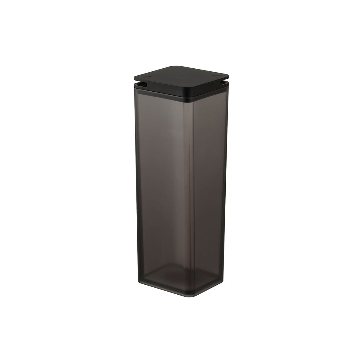 Yamazaki Tower Slim Two-Spout Cold Water Pitcher 1.2 L, Slim Square 1.2 L Pitcher with Spouts on Two Corners and a Splash Guard Filter, Pours from Either Side, Fits a Fridge Door Pocket, 8.5 x 8.5 x 25.3 cm and 455 g, White or Black