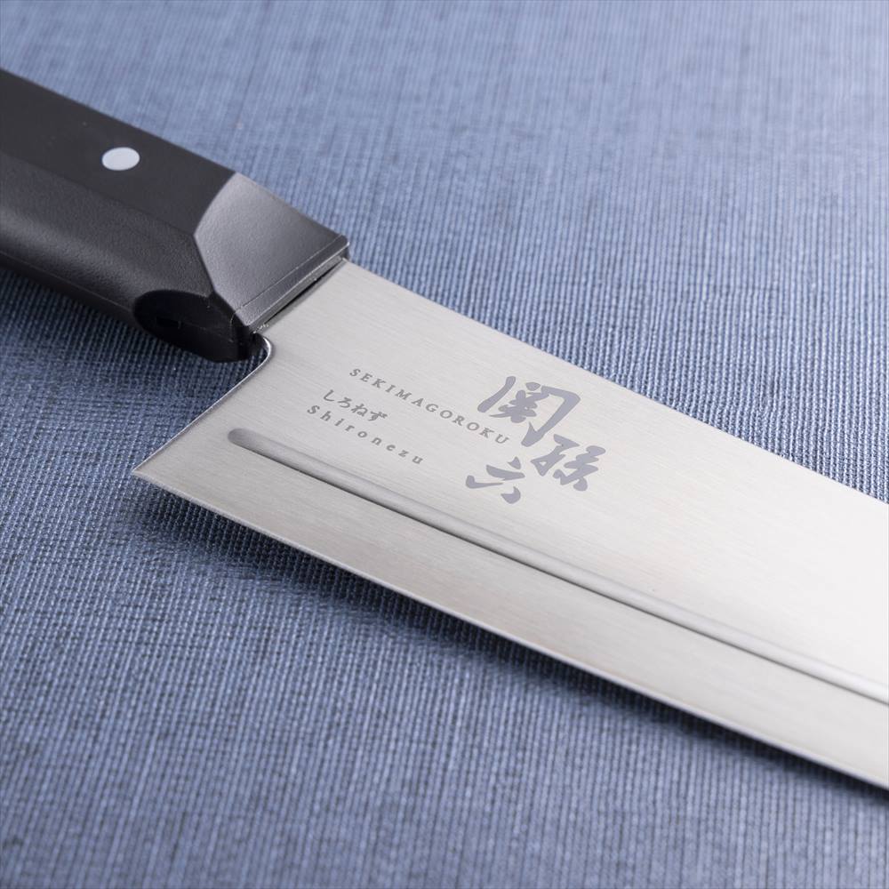 KAI Seki Magoroku Shironezu gyuto chef's knife 180mm, Seki Magoroku Shironezu gyuto chef's knife 180mm, 45 x 300 x 15 mm Overall, About 103 g, Made in Japan, 4.5 x 30 x 1.5 cm and 103 g, Standard