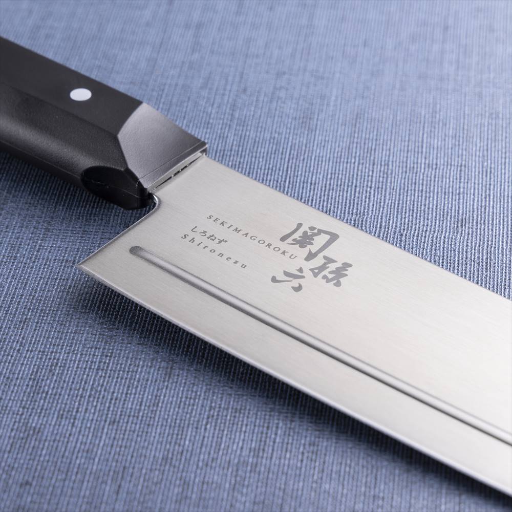 KAI Seki Magoroku Shironezu nakiri vegetable knife 150mm, Seki Magoroku Shironezu nakiri vegetable knife 150mm, 45 x 270 x 15 mm Overall, About 110 g, Made in Japan, 4.5 x 27 x 1.5 cm and 110 g, Standard
