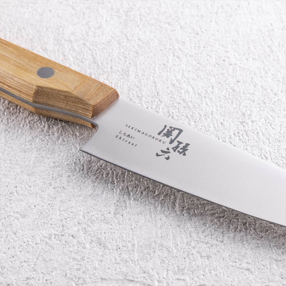 KAI Seki Magoroku Shirai petty knife 120mm, Seki Magoroku Shirai petty knife 120mm, 226 x 27 x 14 mm Overall, About 68 g, Made in Japan, 22.6 x 2.7 x 1.4 cm and 68 g, Standard
