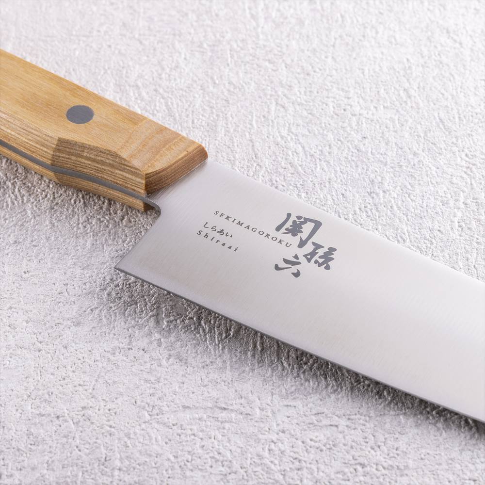 KAI Seki Magoroku Shirai santoku knife 165mm, Seki Magoroku Shirai santoku knife 165mm, 293 x 43 x 17 mm Overall, About 155 g, Made in Japan, 29.3 x 4.3 x 1.7 cm and 155 g, Standard