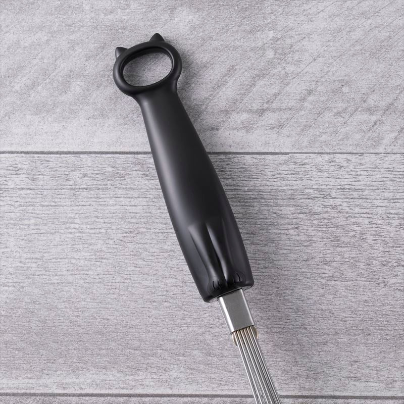 KAI Nyammy Cat Whisk, Nyammy Cat Whisk 290 x 65 x 65 mm, 47 g, Made in Japan, 29 x 6.5 x 6.5 cm and 47 g, Standard