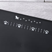 KAI Nyammy Cat Soft Cutting Board Sheet, Black, Nyammy Cat Soft Cutting Board Sheet, Black 220 x 300 x 2 mm, 126 g, Made in Japan, 22 x 30 x 0.2 cm and 126 g, black
