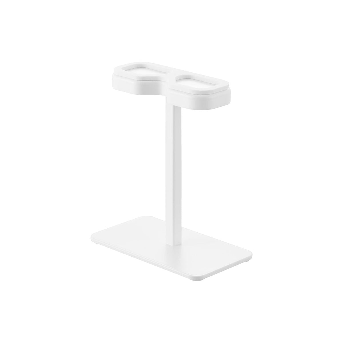 Yamazaki Smart Slim VR Goggles Stand for Smartphone VR, Slim Upright Stand for Smartphone VR Goggles with a Lens-Safe Cushion, 16 x 9 x 18.6 cm and 570 g, White or Black