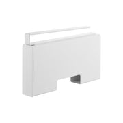 Yamazaki Tower Under-Cabinet Poly Bag Holder, Slim S, Slim Holder that Slides Under a Wall Cabinet Shelf and Stores About 100 Poly Bags up to 20 x 35 cm, Refill Without Taking It Down, 3.6 x 20.5 x 14.8 cm and 470 g, White or Black