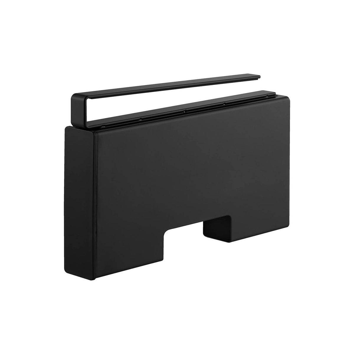 Yamazaki Tower Under-Cabinet Poly Bag Holder, Slim S, Slim Holder that Slides Under a Wall Cabinet Shelf and Stores About 100 Poly Bags up to 20 x 35 cm, Refill Without Taking It Down, 3.6 x 20.5 x 14.8 cm and 470 g, White or Black