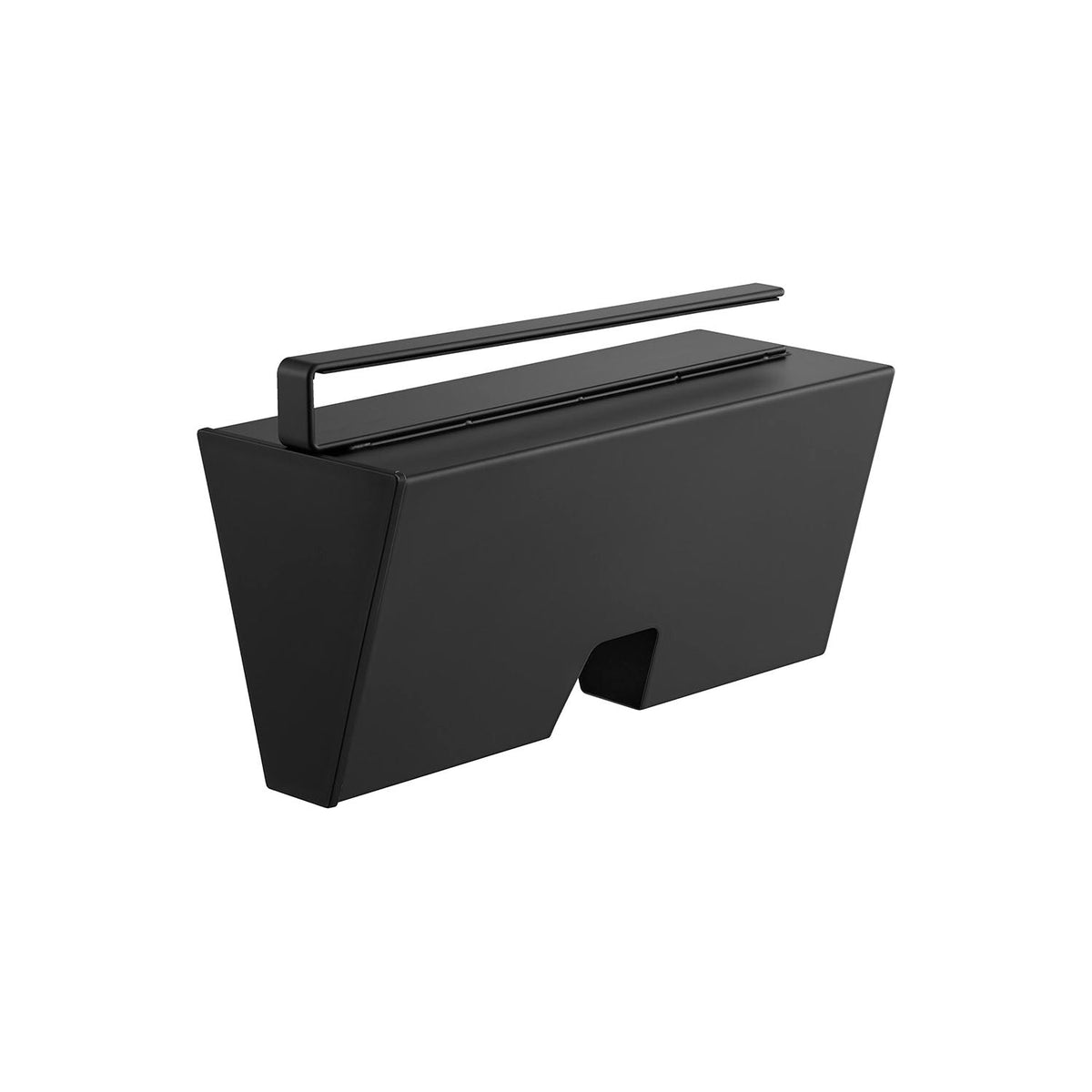 Yamazaki Tower Under-Cabinet Plastic Bag Case, Case That Slots onto a Hanging Cabinet Shelf for a Box of Plastic Bags, 9.1 x 22.1 x 13.2 cm and 575 g, White or Black