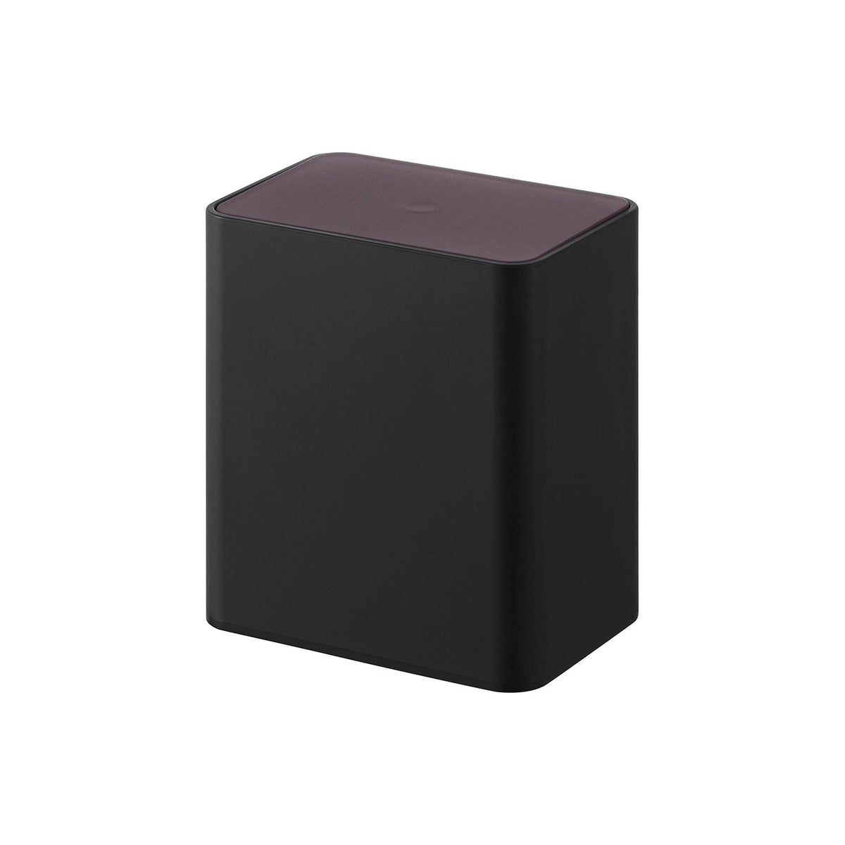 Yamazaki Tower Pop-Up Cotton Swab Case, Pop-Up Case that Lifts the Swab Pocket When You Press the Lid, Holds About 200 Cotton Swabs, Removable Lid for Refilling, 9.6 x 6.6 x 10.8 cm and 165 g, White or Black