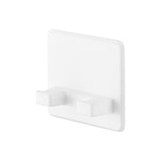 Yamazaki Tower Silicone Suction Shaver Holder, Silicone Suction Holder that Floats A shaver on a Glossy Wall so Water Drains Off, Peel It Off to Wash and Re-Stick, Heat Resistant to 250 C, 6 x 2.5 x 6 cm and 20 g, White or Black