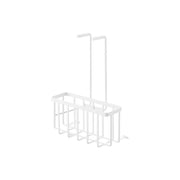 Yamazaki Tower Faucet-Hook Storage Rack, Wire Rack That Hooks Over a Utility Sink Faucet for Bottles and Sponges, 20.3 x 10.6 x 28 cm and 350 g, White or Black