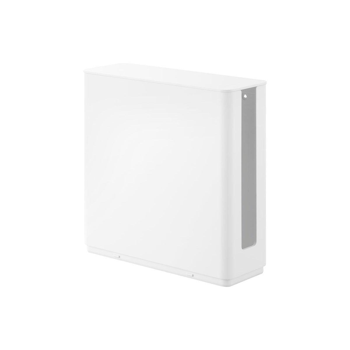 Yamazaki Smart Lidded Stackable Slim Router Storage Case with Shelf, Slim Lidded Case that Hides a Router and Cables from Dust, with a Height-Adjustable Shelf, 24.2 x 8.7 x 23.9 cm and 530 g, White or Black