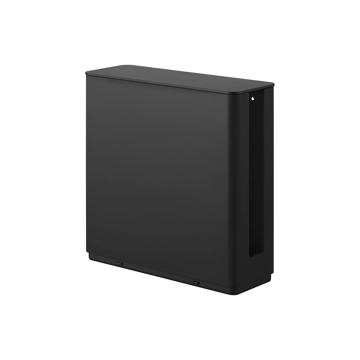 Yamazaki Smart Lidded Stackable Slim Router Storage Case with Shelf, Slim Lidded Case that Hides a Router and Cables from Dust, with a Height-Adjustable Shelf, 24.2 x 8.7 x 23.9 cm and 530 g, White or Black