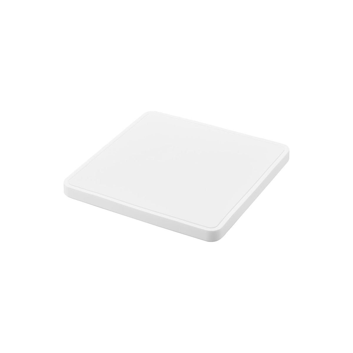 Yamazaki Tower Magnetic Silicone Pot Mat, Square, Magnetic Square Silicone Pot Mat Rated to 180 C that Sticks to Steel for Storage, 15 x 15 x 1.2 cm and 320 g, White or Black