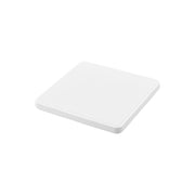 Yamazaki Tower Magnetic Silicone Pot Mat, Square, Magnetic Square Silicone Pot Mat Rated to 180 C that Sticks to Steel for Storage, 15 x 15 x 1.2 cm and 320 g, White or Black