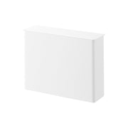 Yamazaki Tower Magnet Coffee Paper Filter Case, Magnet Case for About 100 Paper Coffee Filters in Two Shapes, Sticks to Steel, 18.5 x 7 x 13.8 cm and 855 g, White or Black