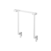 Yamazaki Tower Plastic Bag Hanger for Sink Cabinet Doors, Hanger That Clamps Over a Sink Cabinet Door to Hang a Plastic Bag, Stops the Bag Catching When the Door Opens, Holds 1 kg, 22 x 8.1 to 10 x 25.6 cm and 315 g, White or Black