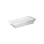 Yamazaki Tower Connecting Microwave-Safe Prep Trays, Deep, Set of 2, Two Deep Clear Prep Trays that Hook Together, Microwave and Dishwasher Safe, 14 x 25.9 x 4 cm each and 135 g, Clear