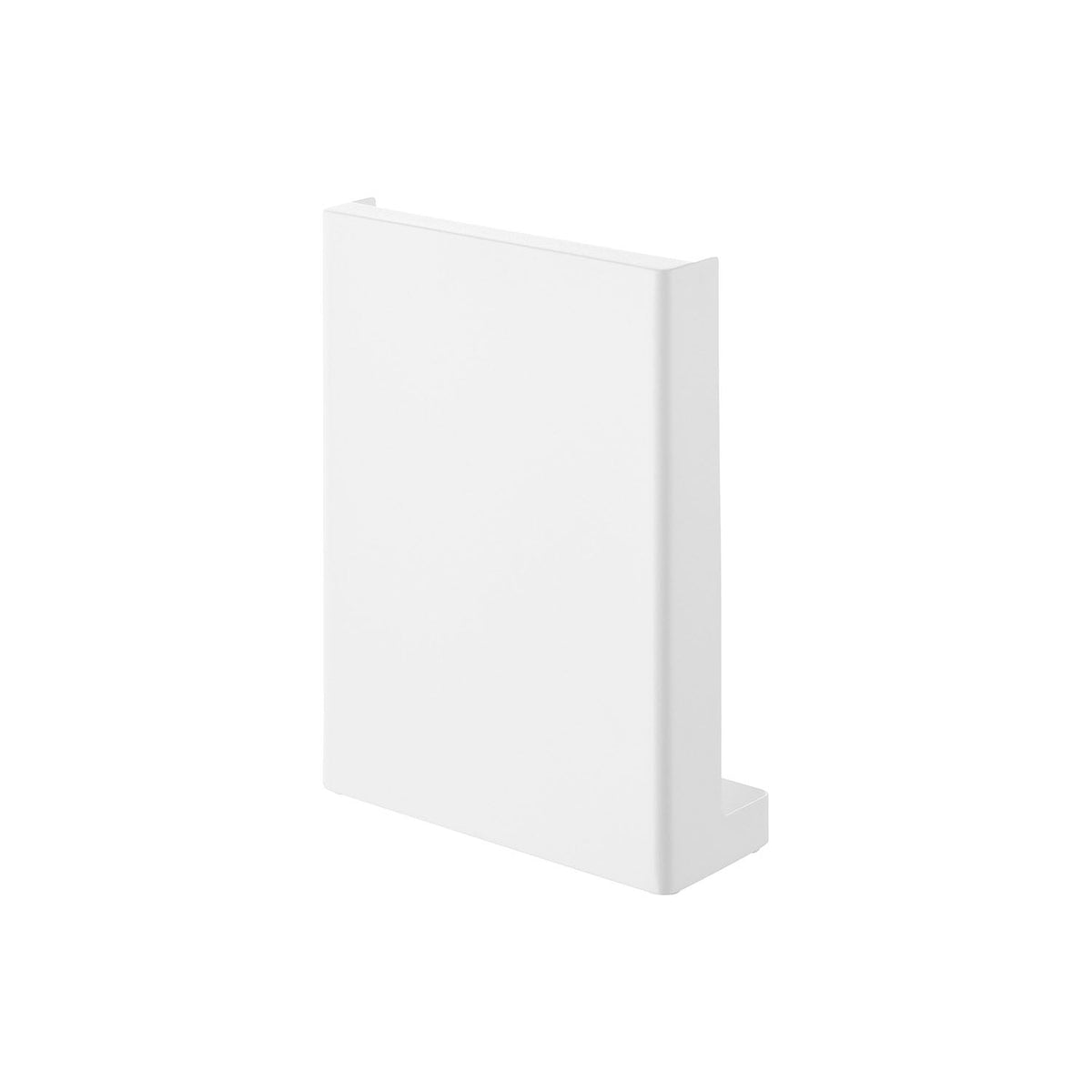 Yamazaki Tower Key Hook Stand with Cover, Two Tiers, Two-Tier Key Stand with Ten Movable Hooks that Flips Over to Hide the Keys, 18 x 7 x 24.6 cm and 770 g, White or Black