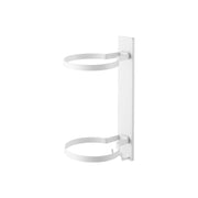 Yamazaki Tower Wall-Mounted Ball Storage, Two Tiers, Wall Rack with Two Rings that Holds Balls Off the Floor, Fixed with Pins or Screws, 15 x 21 x 35 cm and 565 g, White or Black