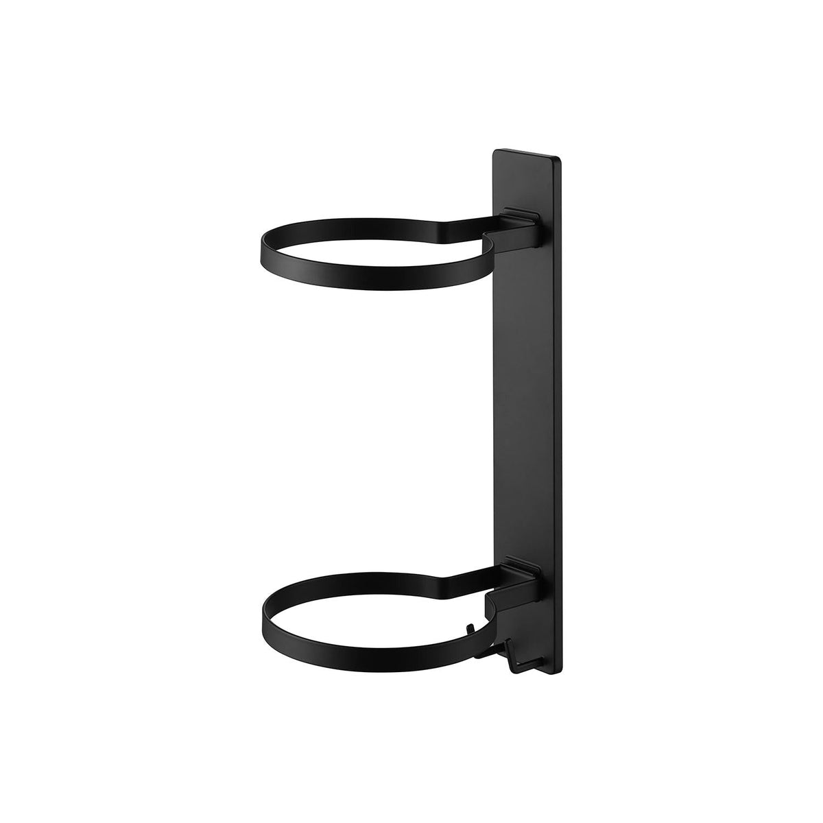Yamazaki Tower Wall-Mounted Ball Storage, Two Tiers, Wall Rack with Two Rings that Holds Balls Off the Floor, Fixed with Pins or Screws, 15 x 21 x 35 cm and 565 g, White or Black