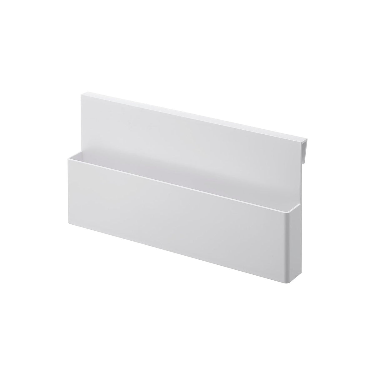 Yamazaki Tower Hook-On Holder for File Boxes, Hook-On Holder that Hangs on a File Box to Add Compartments for Small Items, Several Boxes in a Row Take It, 29.5 x 4.3 x 15 cm and 315 g, White or Black