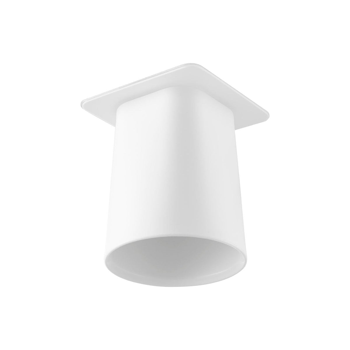 Yamazaki Tower Magnetic Mini Tumbler with Film Sheet, Mini Tumbler with a Base Magnet and a Film Sheet for Under a Basin Cabinet, 60 mL, Tumbler 5 x 5 x 5.5 cm; film sheet 5 x 0.3 x 5 cm and 30 g, White or Black