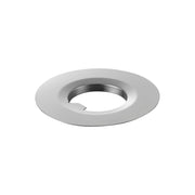 Yamazaki Tower Bath Drain Net Holder for Easy Net Change, Round Stainless Steel Holder for a Bath Drain That Hooks a Drain Net on the Back, Fits Drains 10 to 13 cm Across, 14 x 14 x 1.4 cm and 102 g, Silver