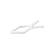 Yamazaki Tower Easy-Grip Magnetic Cap Opener, Long-Handled Cap Opener with Two Grip Sizes for Bottle and Jar Lids up to 7 cm Across, Sticks to a Steel Surface, 27.8 x 3.5 x 1.6 cm and 170 g, White or Black