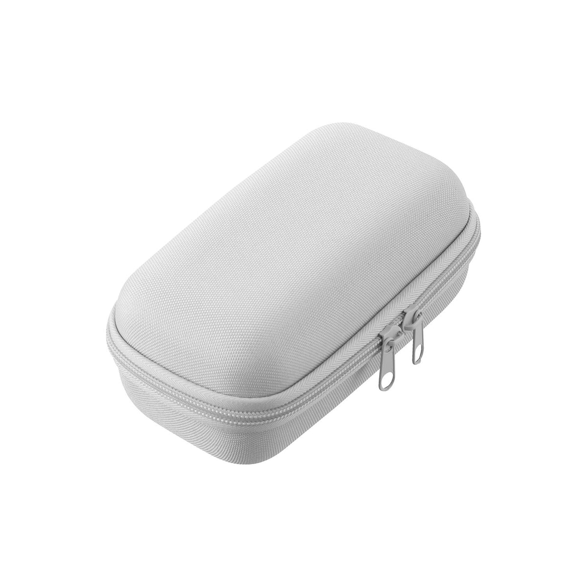 Yamazaki Tower Glasses and Contact Lens Case, Zip Case that Carries Glasses on One Side and Contact Lens Items in a Mesh Pocket, with a Soft Pouch and a Hook Ring, 18 x 10 x 7.8 cm and 120 g, Light Grey or Black