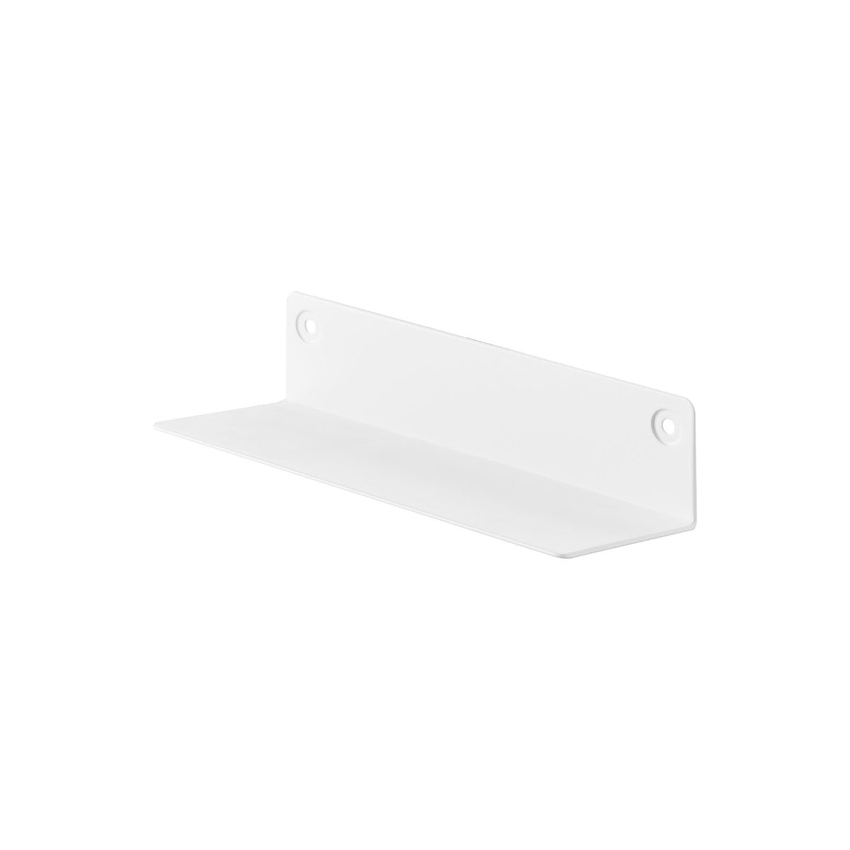 Yamazaki Tower Wall Glasses Rack, Small Wall Shelf for Glasses with a Magnetic Cable Clip, Fixed with Plasterboard Pins or Wood Screws, 16 x 6.4 x 3.9 cm and 165 g, White or Black
