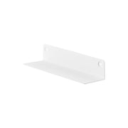 Yamazaki Tower Wall Glasses Rack, Small Wall Shelf for Glasses with a Magnetic Cable Clip, Fixed with Plasterboard Pins or Wood Screws, 16 x 6.4 x 3.9 cm and 165 g, White or Black